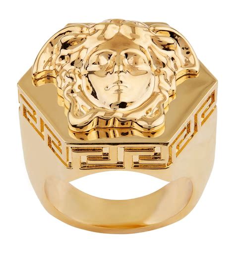 versace medusa ring|versace medusa ring men.